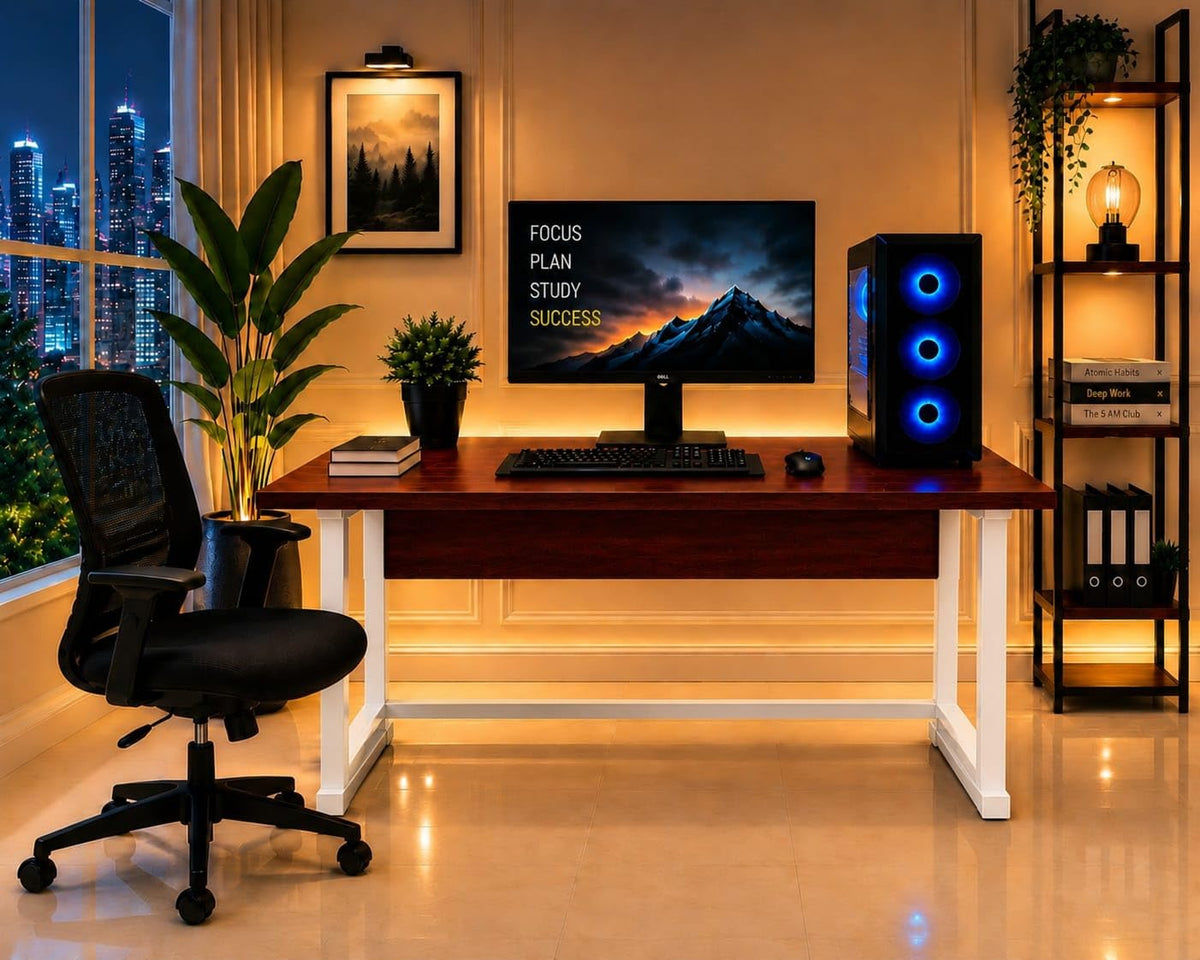 computer-table-with-keyboard-tray
